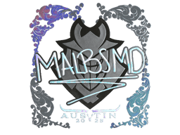 Naklejka | malbsMd (holograficzna) | Austin 2025
