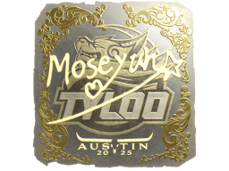 Naklejka | Moseyuh (złota) | Austin 2025