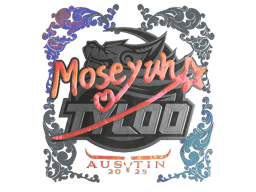 Naklejka | Moseyuh (holograficzna) | Austin 2025