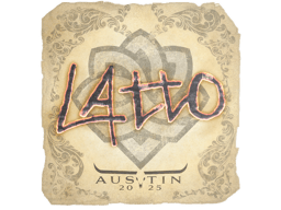 Naklejka | latto | Austin 2025