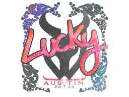 Naklejka | Lucky (holograficzna) | Austin 2025
