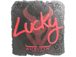 Naklejka | Lucky (foliowana) | Austin 2025