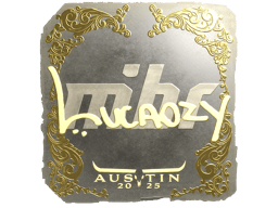 Naklejka | Lucaozy (złota) | Austin 2025