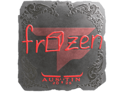 Naklejka | frozen (foliowana) | Austin 2025
