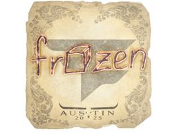 Naklejka | frozen | Austin 2025