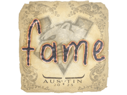 Naklejka | fame | Austin 2025