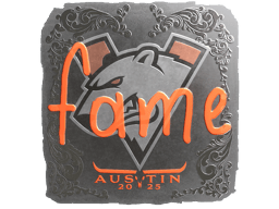 Naklejka | fame (foliowana) | Austin 2025