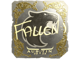 Naklejka | FalleN (złota) | Austin 2025