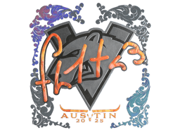 Naklejka | FL1T (holograficzna) | Austin 2025