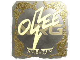 Naklejka | oSee (złota) | Austin 2025