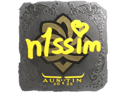 Naklejka | n1ssim (foliowana) | Austin 2025