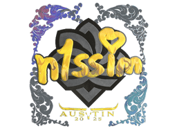Naklejka | n1ssim (holograficzna) | Austin 2025