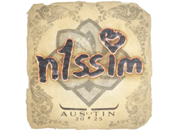 Naklejka | n1ssim | Austin 2025