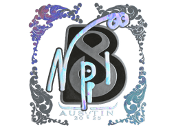 Naklejka | npl (holograficzna) | Austin 2025