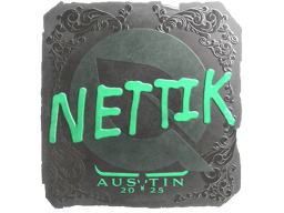 Naklejka | nettik (foliowana) | Austin 2025