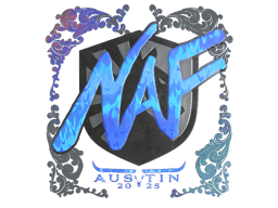 Naklejka | NAF (holograficzna) | Austin 2025