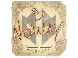 Naklejka | noway | Austin 2025