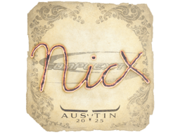 Naklejka | nicx | Austin 2025