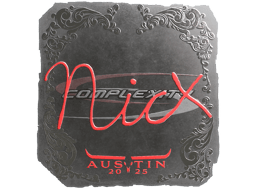 Naklejka | nicx (foliowana) | Austin 2025