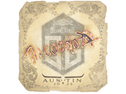 Naklejka | nicoodoz | Austin 2025
