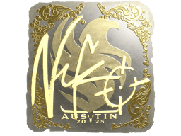 Naklejka | NiKo (złota) | Austin 2025