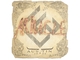 Naklejka | Ariucle | Austin 2025