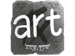Naklejka | arT (foliowana) | Austin 2025