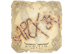 Naklejka | apEX | Austin 2025