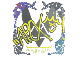 Naklejka | apEX (holograficzna) | Austin 2025