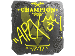 Naklejka | apEX (foliowana, mistrz) | Austin 2025