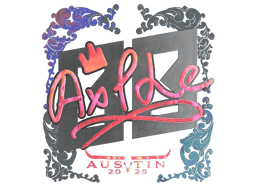 Naklejka | Ax1Le (holograficzna) | Austin 2025