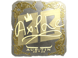 Naklejka | Ax1Le (złota) | Austin 2025