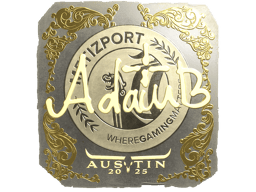 Naklejka | adamb (złota) | Austin 2025