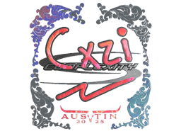 Naklejka | Cxzi (holograficzna) | Austin 2025