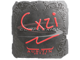 Naklejka | Cxzi (foliowana) | Austin 2025