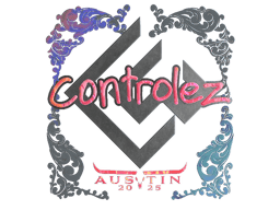 Naklejka | controlez (holograficzna) | Austin 2025