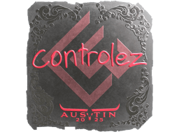 Naklejka | controlez (foliowana) | Austin 2025