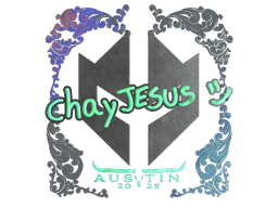 Naklejka | chayJESUS (holograficzna) | Austin 2025