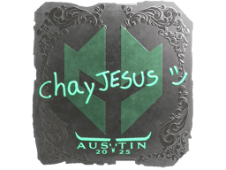 Naklejka | chayJESUS (foliowana) | Austin 2025