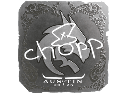Naklejka | chopper (foliowana) | Austin 2025