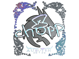 Naklejka | chopper (holograficzna) | Austin 2025