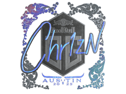 Naklejka | Chr1zN (holograficzna) | Austin 2025