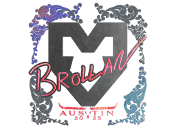 Naklejka | Brollan (holograficzna) | Austin 2025