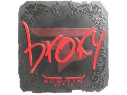 Naklejka | broky (foliowana) | Austin 2025