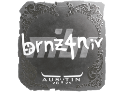 Naklejka | brnz4n (foliowana) | Austin 2025