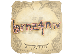 Naklejka | brnz4n | Austin 2025