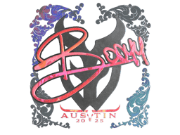 Naklejka | bodyy (holograficzna) | Austin 2025