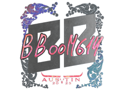 Naklejka | Boombl4 (holograficzna) | Austin 2025