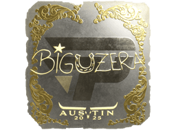 Naklejka | biguzera (złota) | Austin 2025
