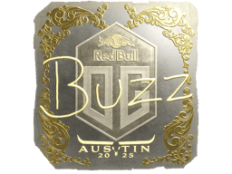 Naklejka | Buzz (złota) | Austin 2025